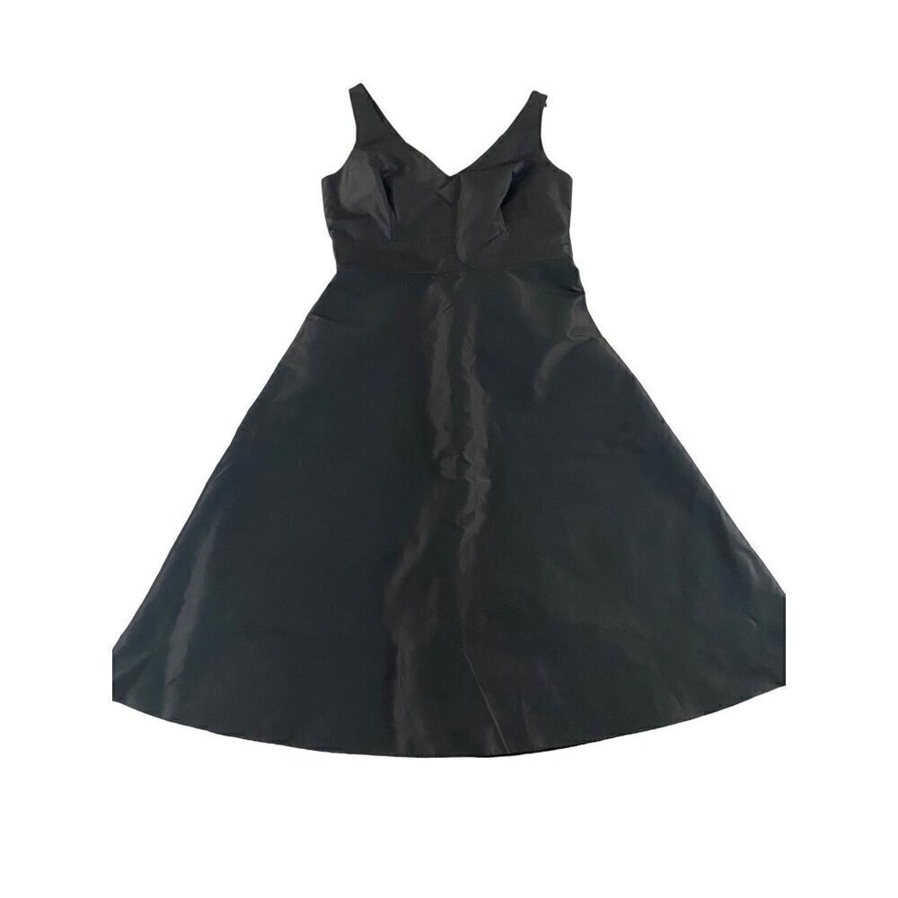 Ann Taylor Chocolate Brown Fit And Flare Classic Dress - 6